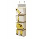 3 Sprouts Veggoppheng med lommer (Wall Organizer), Giraffe
