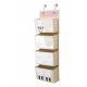 3 Sprouts Veggoppheng med lommer (Wall Organizer), Llama