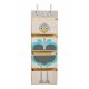 3 Sprouts Veggoppheng med lommer (Wall Organizer), Ostrich