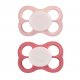 Barnets Favorit Silikonluftsmokk 6m+ (2 pak), rosa