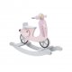 Kids Concept Gynge-Scooter, Rosa/Hvit