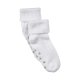 Minymo Ribbestrikkede Babysokker m. Antiskli (2-pack), White