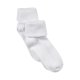 Minymo Ribbestrikkede Babysokker (2-pack), White