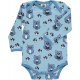 Smfolk Body LS, Ugler/Air Blue