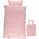 Smfolk Juniorsengesett 100x140 cm, Mikro epler/Silver Pink