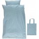 Smfolk Juniorsengesett 100x140 cm, Mikro epler/Stone Blue