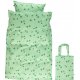Smfolk Babysengesett 70x100 cm med Epler, Pistache Green