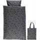 Smfolk Barnesengesett 100x140 cm med Epler, Steel Grey
