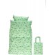 Smfolk Barnesengesett 100x140 cm med Epler, Pistache Green