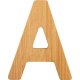 small foot ABC Bokstav A, Bambus
