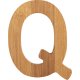 small foot ABC Bokstav Q, Bambus