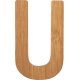 small foot ABC Bokstav U, Bambus