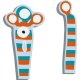 small foot ABC Bokstav Monster Reese, Bambus