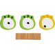 small foot ABC Bokstav Monster Eyes, Bambus
